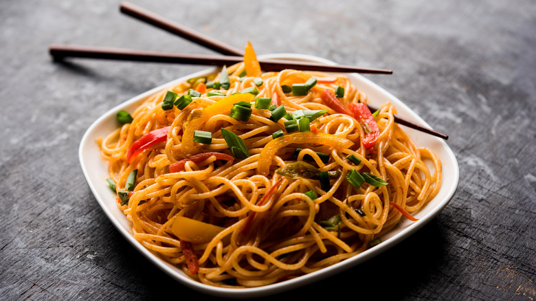 Bowl of chow mein