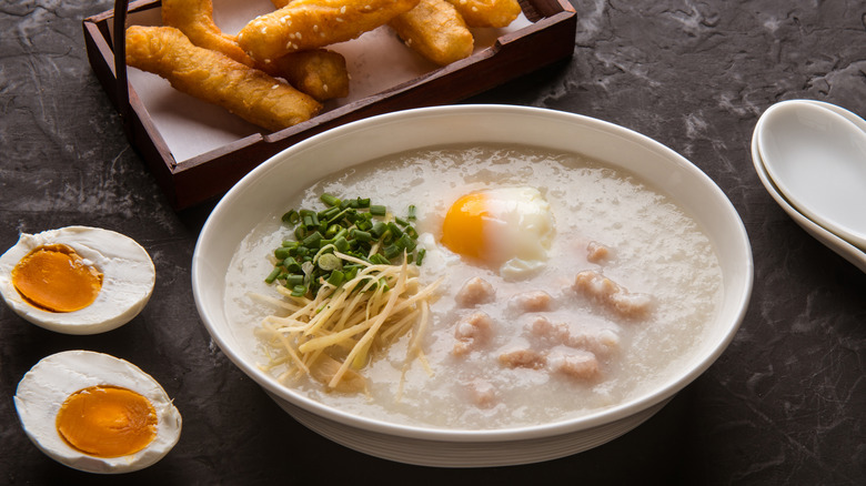 Bowl of rice congee