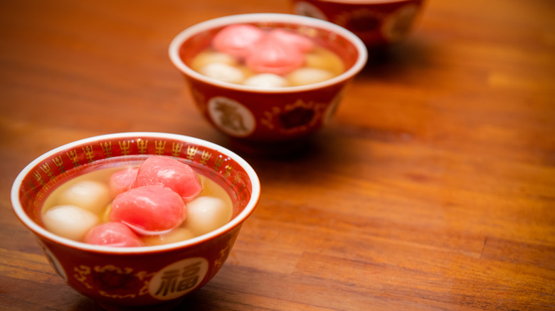 Bowls of tang yuan