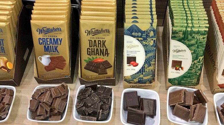 Whittaker's chocolate bars