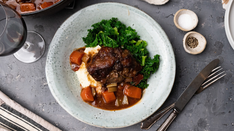 oxtail stew in bowl