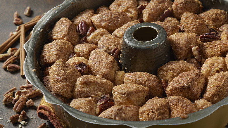 Monkey bread in bundt pan