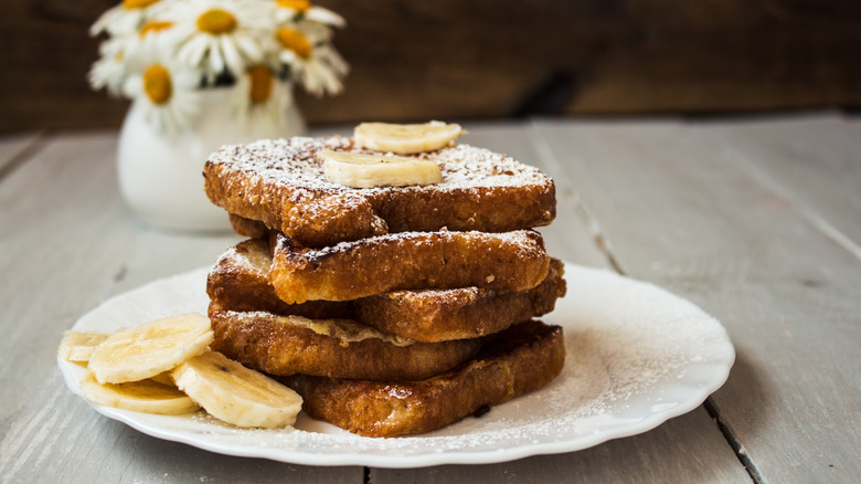 French toast on plate