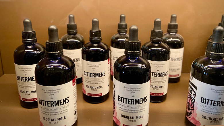 Bittermens xocalatl mole bitters bottles