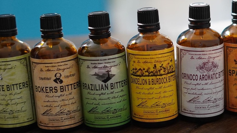 Dr Adam's bitters bottle range