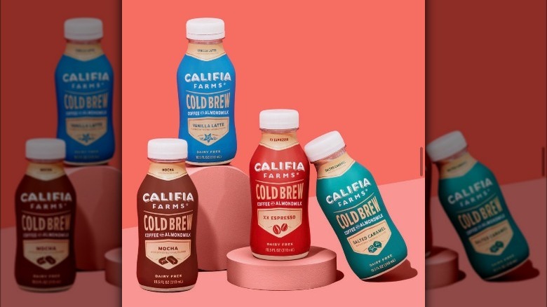 Califia Farms cold brew bottles