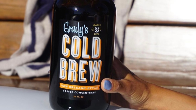 Grady's cold brew glass bottle