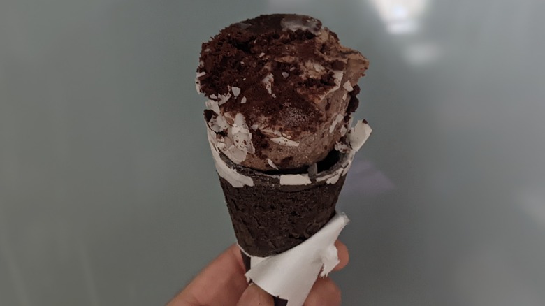 Cookies and Cream cone Coolhaus