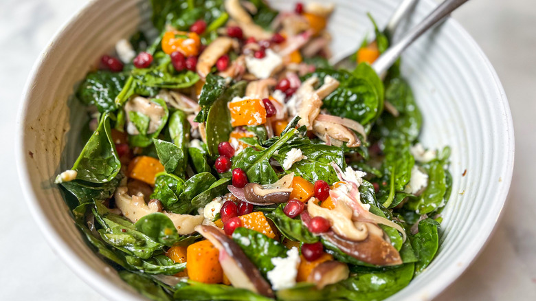 squash salad in bowl