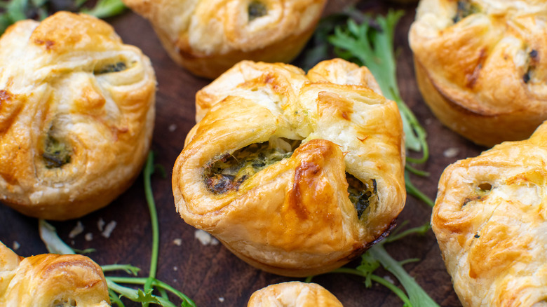 spinach pastry puff bites