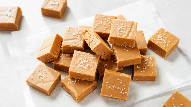 Peanut butter salted fudge