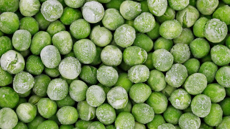 Green frozen peas