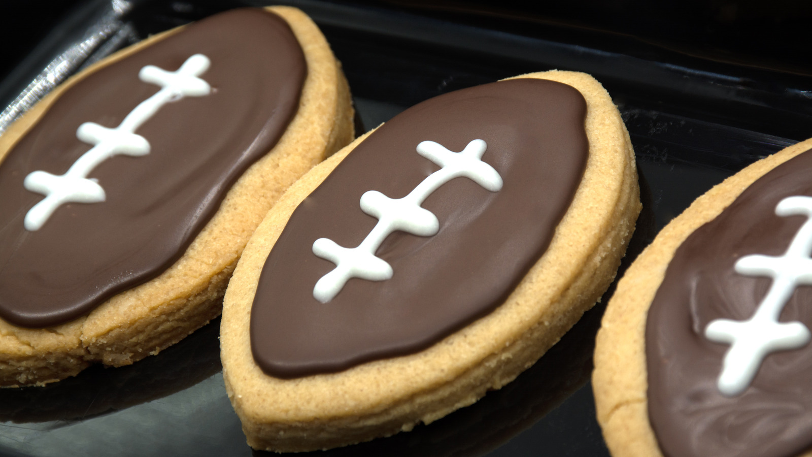 Super Bowl Dessert: Chocolate Football Buckeyes