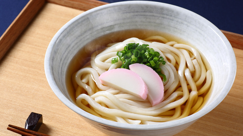 bowl of udon noodles