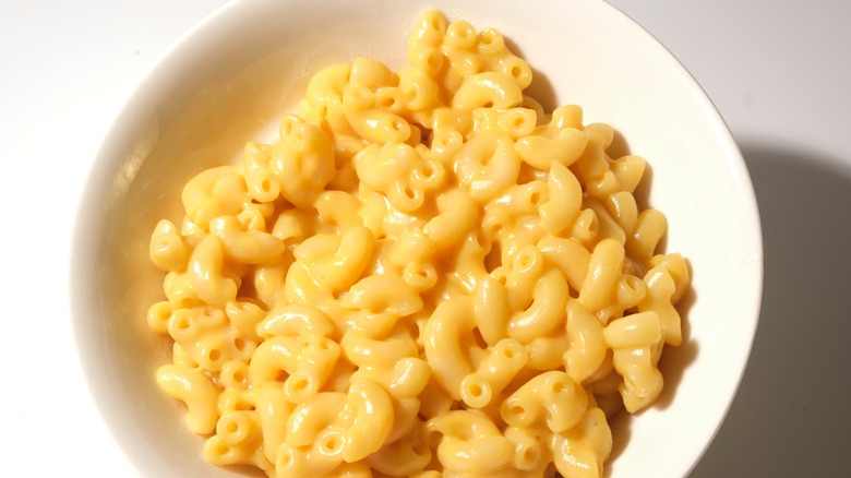 Mac and cheese in bowl