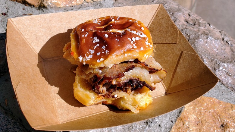 Disneyland brisket slider