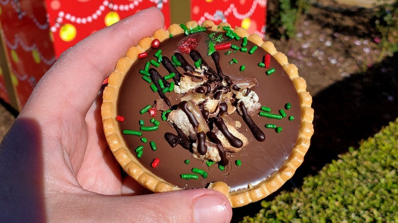 Disneyland chocolate bourbon tart