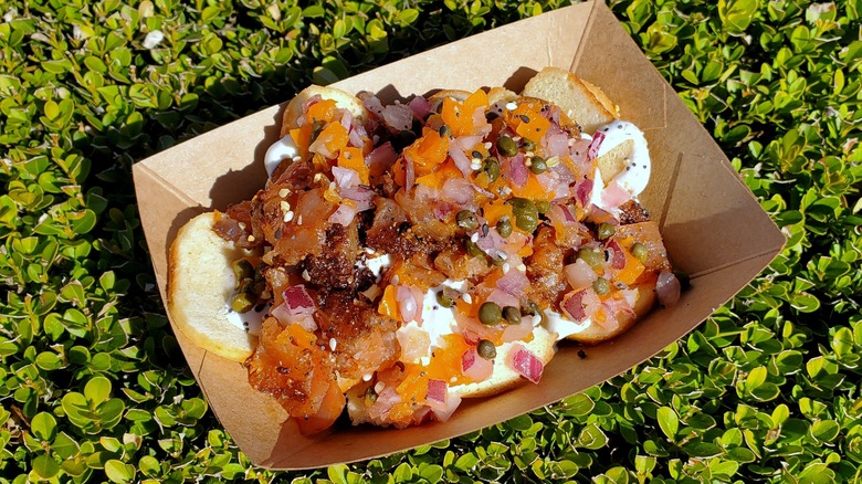 Disneyland Lox and Everything Bagel Nachos