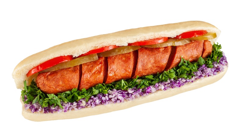 hot dog sandwich