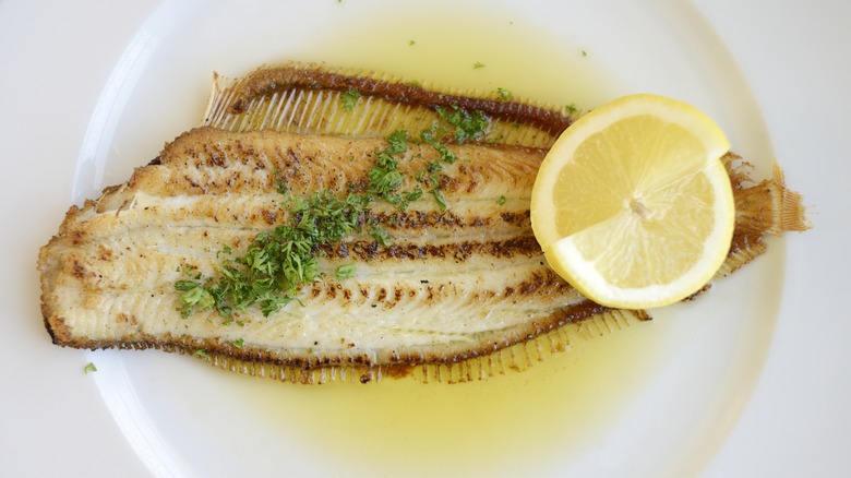 sole meuniere with lemon