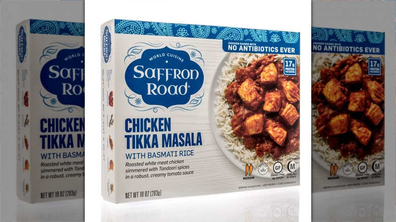 saffron road meal with chicken tikka masala