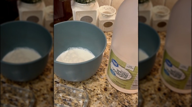 milk and vinegar buttermilk