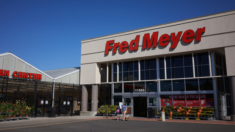 Fred Meyer grocery store entrance