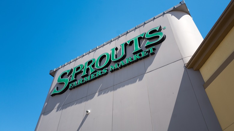 Sprouts Farmers Market grocery store sign