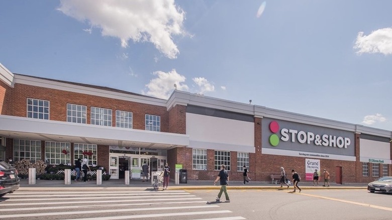 Stop & Shop grocery store and customers