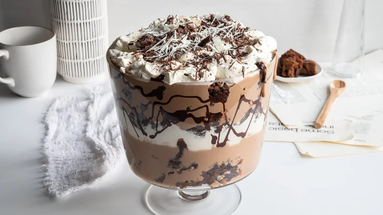 Chocolate Trifle dish