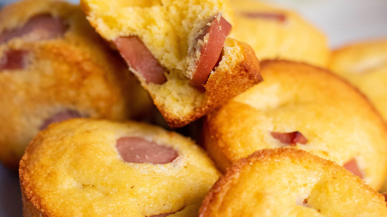 Corn dog muffins