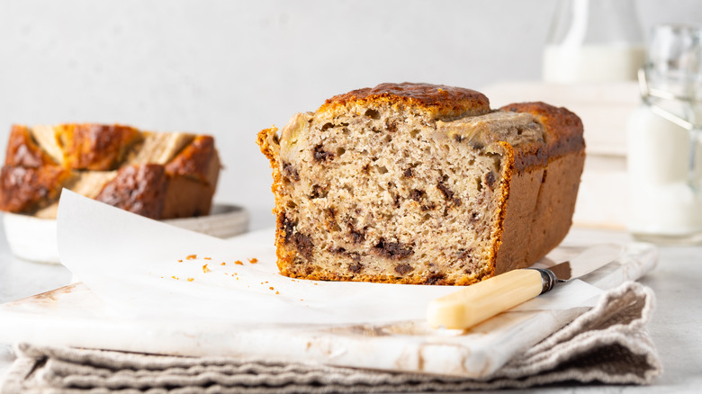 Chocolate chip banana bread