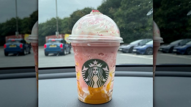 Passionfruit Raspberry Frappuccino