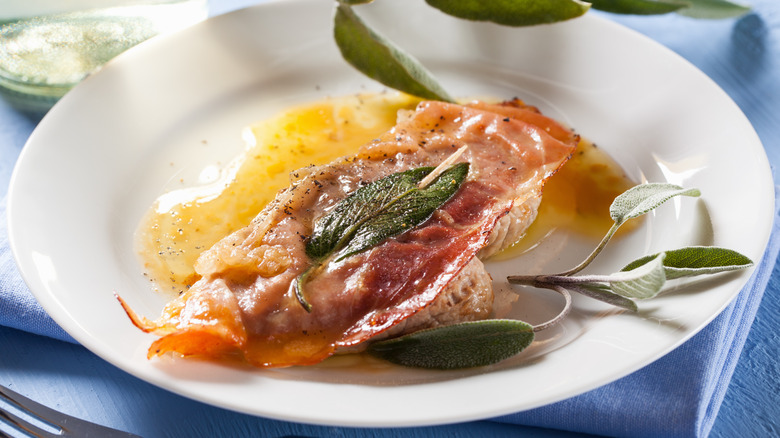 veal with prosciutto and sage