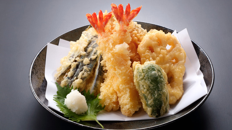 japanese tempura plate