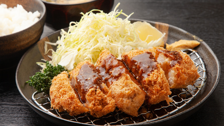 japanese tonkatsu fried cutlet