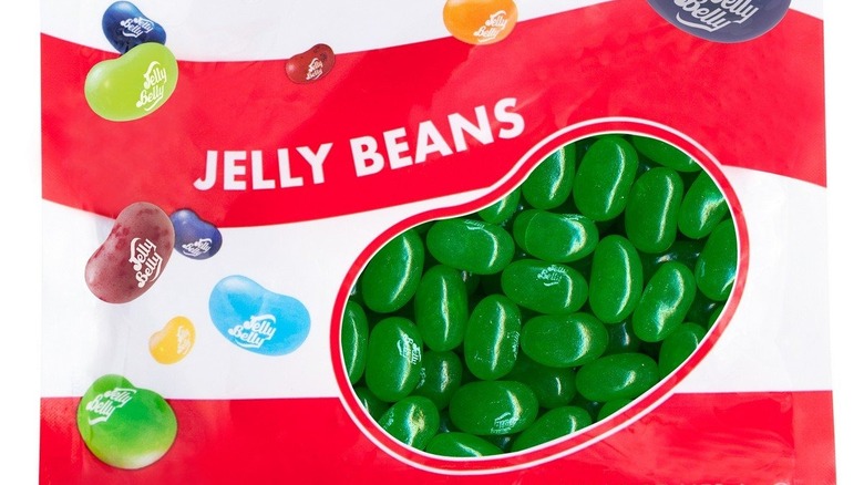 green apple jelly beans