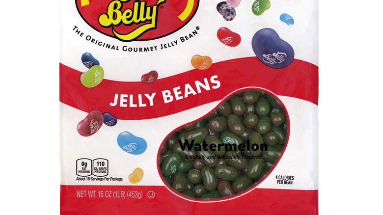 Watermelon jelly beans