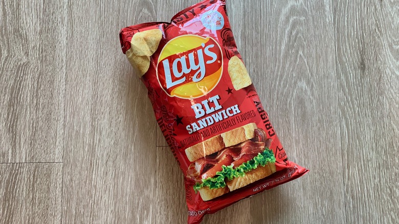 Lays BLT Chips on Table