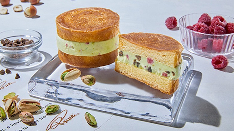 Pistachio cassata cake