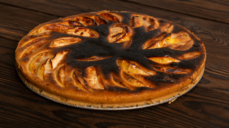 Burnt top of pie