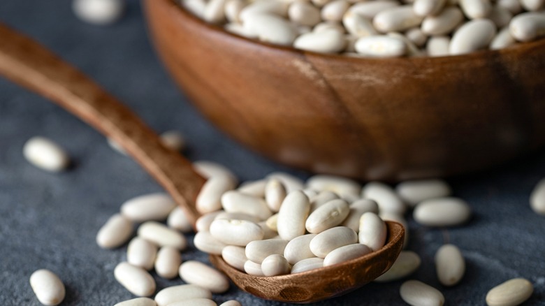 White Beans in Bowl