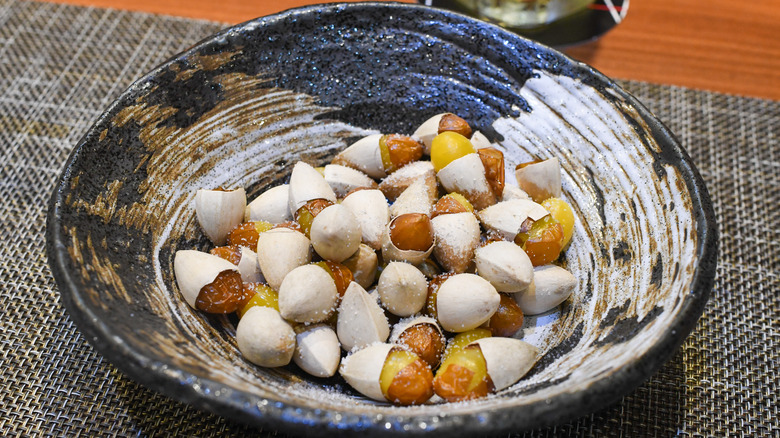 bowl of gingko nuts