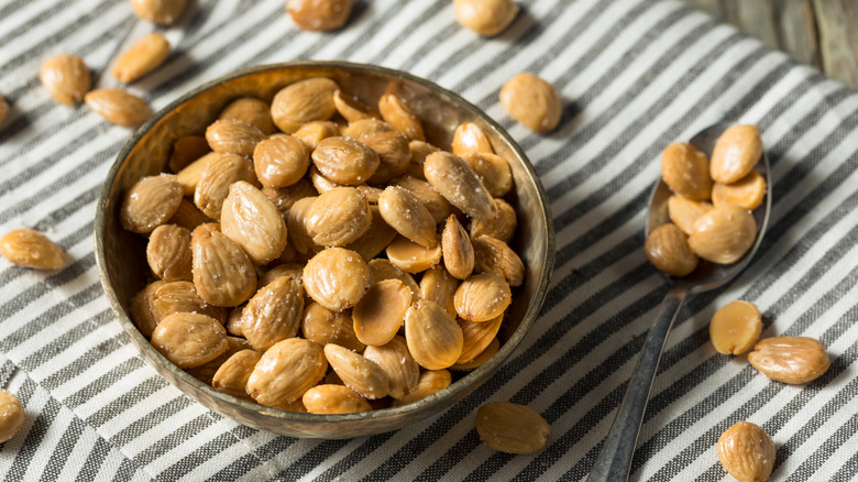 bowl of marcona almonds