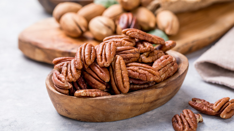 bowl of pecans