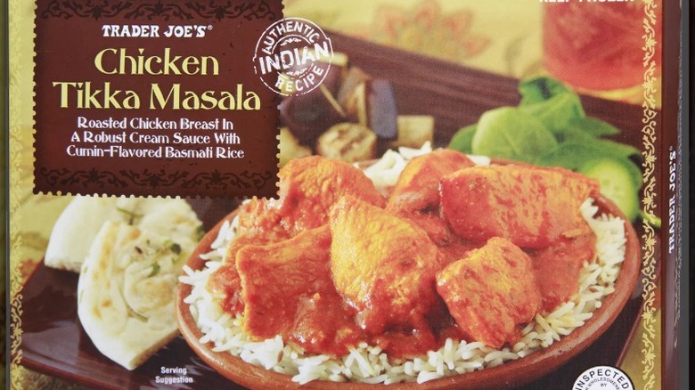 Frozen tikka masala box