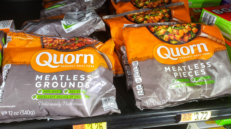 Quorn meatless grounds bags