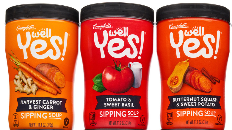 Campbell's Well Yes! soup cartons