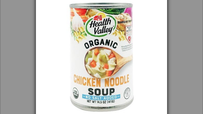 Health Valley soup can