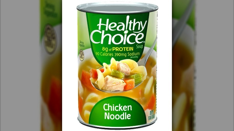 Healthy Choice soup can